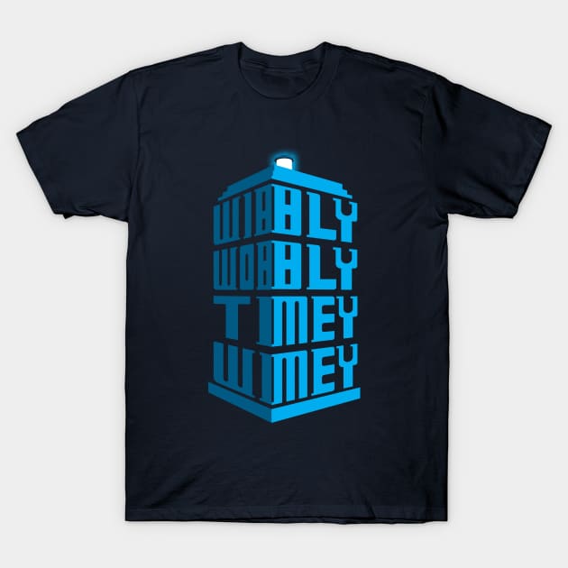 Wibbly wobbly T-Shirt by d4n13ldesigns